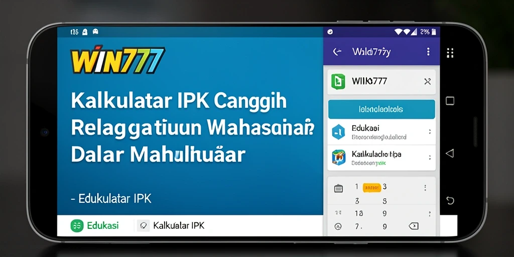 Tampilan antarmuka aplikasi Kalkulator IPK yang informatif.