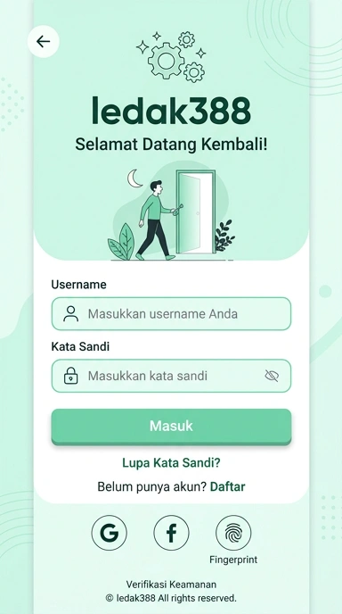 Masuk ke akun ledak388 untuk pengguna Android